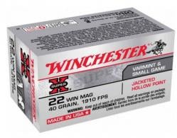 Winchester Ammo Silvertip 22 Mag 40 gr Silvertip Hollow Point 50 Bx/ 20 Cs