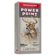 Winchester Power-Point Ammunition 300 AAC Blackout 150 Grain Jacketed Soft Point Box of 20 - X300BLK