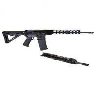 Diamondback DB15 Combo 5.56x45mm NATO,300 Blackout 16" 30+1 Black Hard Coat Anodized Rec Black Adjustable Magpul MOE