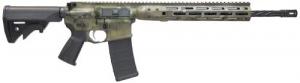 LWRC LWRCI Direct Impingement 5.56x45mm NATO 30+1 16.10" Barrel, Exclusive Multicam Finish, A2 Flash Hider, Steel - ICDIR5FDC16ML