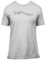 Magpul MAG1278-041-S SGA Blueprint Stone Gray Heather Cotton/Polyester Short Sleeve Small - 950