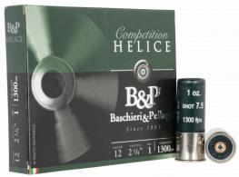 B&P 12B1FEL7 Helice Electro 12 Gauge 2.75" 1 oz 1300 fps 7.5 Shot 10 Bx/10 Cs - 514