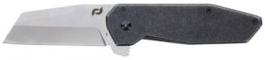 Schrade Slyte Compact 2.40" Folding Plain Satin D2 Steel Blade 3.50" Dark Stonewash Stainless Steel Handle - 1182277