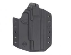 C&G Holsters Covert OWB Black Kydex Belt Loop Fits Sig 1911 Rail 5" - 0354100