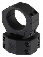 Seekins Precision Scope Ring Set Matte Black Anodized Aluminum 30mm Tube Medium Picatinny Rail Mount - 0010620010