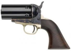 Pietta 1851 Navy "Yank" Pepperbox 36 Cal 6 Shot Color Case Hardened Steel Frame Walnut Grip *No Barrel