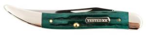 Case 48947 Texas Toothpick Medium 3.40" Folding Clip Point Plain Mirror Polished Tru-Sharp SS Blade/Kinfolk Jig - 201