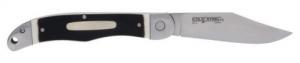 Cold Steel Ranch Boss II 4" Folding Clip Point Plain Satin Polished/5.25" Faux Sawed Bone Handle - CS20NPM1Z