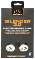 Walker's Silencer 2.0 Polymer In The Ear, Adult, White - GWPSLCR2BTWHT