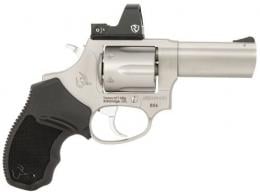 Taurus 856 T.O.R.O. .38 Spc 6 Round 3", Black Stainless Steel, Optic Ready Frame, Black Rubber Grip, Riton Red Dot - 2856P39R