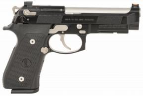 Langdon Tactical Tech 92 Elite LTT 9mm 4.70" Stainless Barrel, Black Slide/Picatinny Rail Frame - LTT92ECBOP18