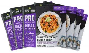 Wise Foods Outdoor Food Kit Thai Coconut Cashew Curry 6 Pack - RW05193