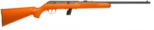 Savage Arms 64 F 22 LR 10+1 21", Blued Barrel/Rec (Drilled & Tapped), Orange Synthetic Stock, Open Sights