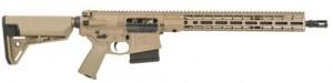 Aero Precision M5 308 Win 10+1 16" Mid-Length, FDE, 15" RM15 M-LOK Handguard, Magpul Grip/SL-S Stock, Ambi Charging H - APCR650047