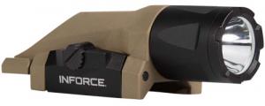 INFORCE WML-Weapon Mounted Light, Flat Dark Earth, 450 Lumen for 1.5 Hours, White LED - 363