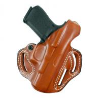 Bianchi 6 Tan Leather IWB 2 Ch Arms/Colt/Ruger/S&W & Similar J/Taurus Right Hand 2 small frame revolvers