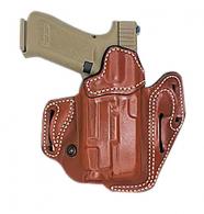 Vengeance Scabbard OWB Tan Leather Fits Sig P320C/P250C w/RD, Belt Slide, Right Hand - 201TA2SZ0