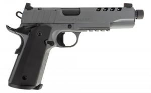 Tisas 1911 Night Stalker SF .45 ACP 5" Optic Ready, Platinum Gray Cerakote, 8+1 - 10100556/1911D45NSSF