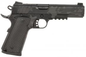 Girsan MC1911 S Influencer Full Size .45 ACP 5" Black Steel Barrel, Black Camo Optic Ready/Serrated Steel Slide & Frame