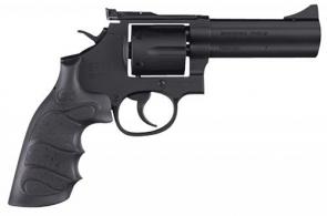 SAR USA SAR SR 38 Special/357 Mag 6 Shot, 4" Black Steel Barrel, Cylinder & Frame w/Black Finger Groove Grip, Drop Sa - SARSR38BL4