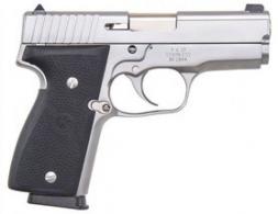 Kahr Arms K9098A K Elite 9mm Luger Caliber with 3.50" Barrel, 7+1 or 8+1 Capacity, Overall Polished Stainless Steel, Serrated Sl