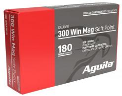 Aguila 300 Win Mag 180 gr 20 Per Box/ 10 Cs