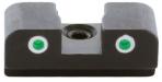 AmeriGlo XD191R Classic Tritium Rear Sight for Springfield Armory XD Black Green Tritium with White Outline Rear