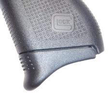 Pearce Grip PG43+1 Magazine Extension made of Polymer with Black Finish & 3/4 Gripping Surface for Glock 43 (Adds 1rd)