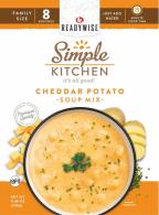ReadyWise Simple Kitchen Cheddar Potato Soup 8 Servings Per Pouch, 6 Per Case - RWSK05061