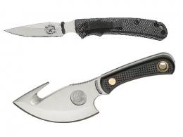 Knives of Alaska Light Hunter Fixed Set D2 / AUS-8 Drop/Skinner w/Gut Hook