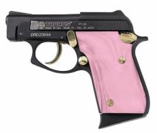 Taurus PT25 .25 ACP  2" Blue/Gold, Pink Pearl grips **SPECIAL O