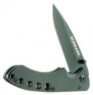 Schrade 107ALBK Folder 2.5 8Cr13MoV Stainless Drop Point Alum Blk