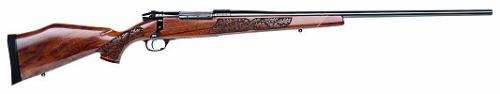 Weatherby Mark V Lazermark Bolt Action Rifle .270 Weatherby Magnum 26" Barrel 4 Rounds Walnut Monte Carlo Stock Blued Steel