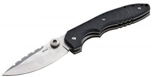 Boker Plus Folder 3.75 440C Stainless Drop Point G10 Black