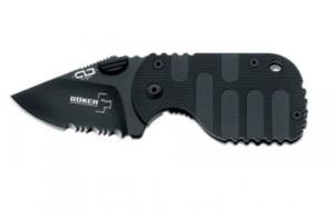 Boker Plus Folder 1.88" AUS-8 Drop Point/Serrated Fiberglass Reinforced - 01BO911