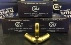 Main product image for COLT AMMO COMPETITION 10MM 180GR FMJ 50/20
