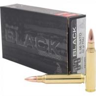 Main product image for Hornady Black Full Metal Jacket 5.56 NATO Ammo 20 Round Box