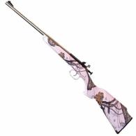 Crickett Crickett 22 LR 1rd 16.13" Stainless Steel Mossy Oak Pink Blaze Synthetic Stock Right Hand (Youth)