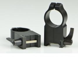 Warne Maxima Flat Top Ultra High 30mm Diameter Black