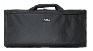 Tac Force Black Teflon Gun Case w/Interior Velcro Magazine P