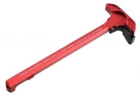 Strike Extended Latch Charging Handle AR-15 Red Anodized Aluminum - ARCHELRED