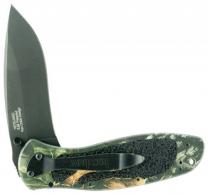 Kershaw 1670CAMO Blur Knife 3.4" Sandvik 14C28N Steel Drop Point 6061-T6 Anodiz - 280