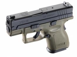 Springfield Armory XD9812SP06 XD Sub-Compact 40 S&W 3" 9+1 Poly Grip OD/Blk