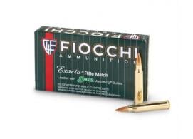 Fiocchi Exacta Match Ammo 223 Remington 77gr Boat Tail Hollow Point  20 Round Box - 223MKD