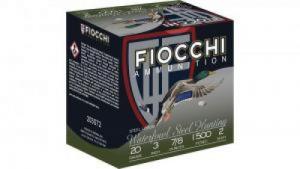 Fiocchi Waterfowl Speed  Steel  20ga  3" 7/8oz   #2  25rd box