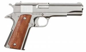 Rock Island Armory GI Standard .38 Super 5" Polished Nickel Finish 10+1 - 51814