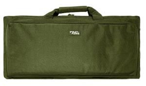 Tac Force Green Gun Case w/Interior Velcro Magazine Pouch