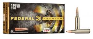 Federal Premium .243 Winchester 85 Grain Barnes Triple Shock X 20ct Box - P243K