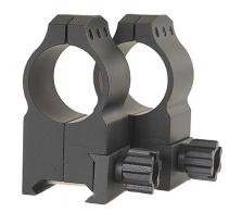 Warne Rings Tactical Extra High 1" Diameter Matte Black - 603M