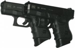 Pearce Grip PG43+1 Magazine Extension made of Polymer with Black Finish & 3/4 Gripping Surface for Glock 43 (Adds 1rd)